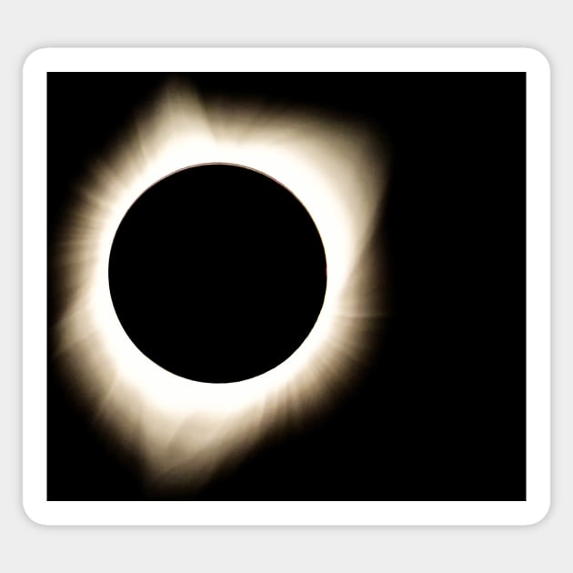 Solar Eclipse Totality Sticker by JeffreySchwartz